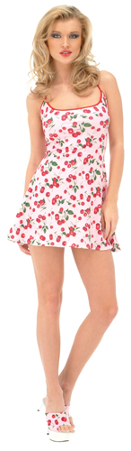 Pink Cherry Mini Dress
