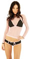 Pinstripe Bikini Top and Briefs ML