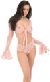Pink Lacy Top and Shorts