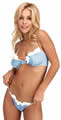 Blue Gingham Bikini