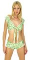 Green Sequinned Disco Set