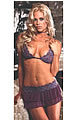 Purple Ruffle Skirt Set