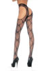 Bow Lace Suspender Tights