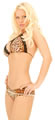 Leopard Sequins Hotpants Set