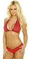 Red Halter Bikini