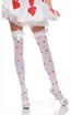 Heart Print Thigh Highs